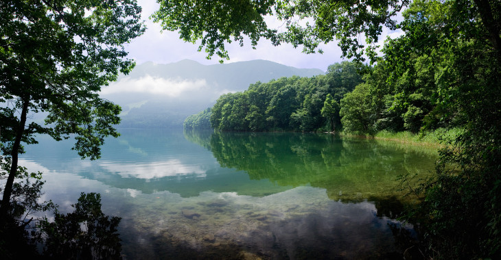 Hakuba Lake Aokiko Panorama