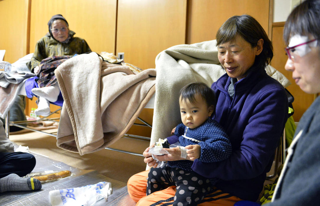 safe & warm in an emergency shelter.